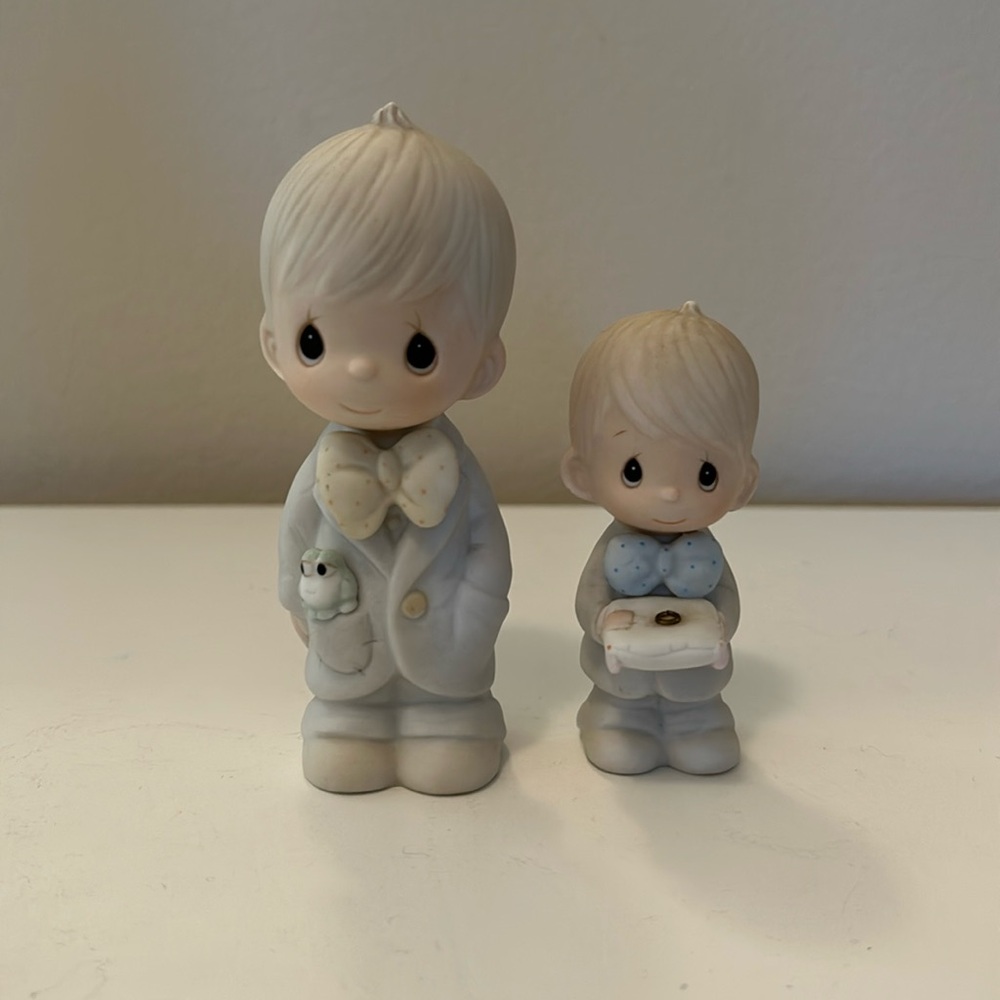 Precious moments best man and ring bearer